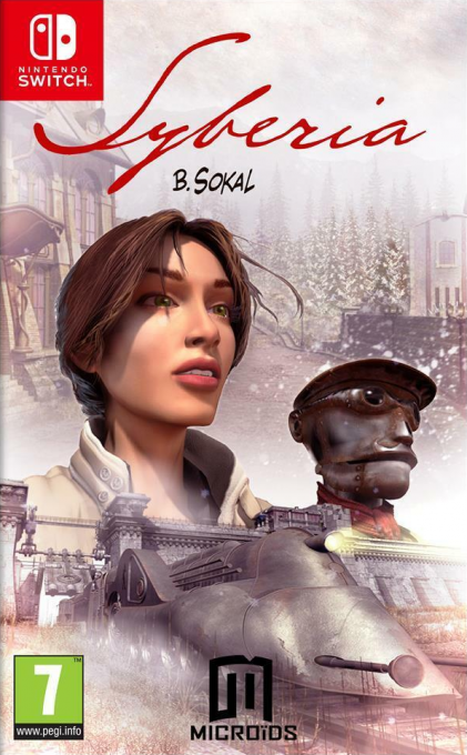 Syberia box art for Nintendo Switch
