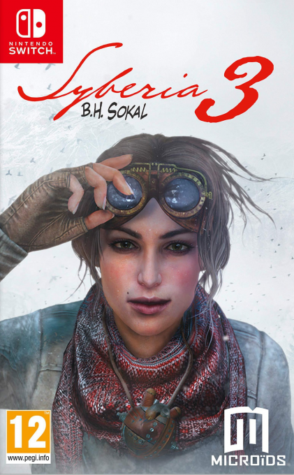 Syberia 3 box art for Nintendo Switch