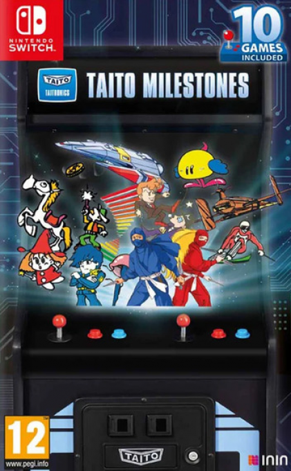 Taito Milestones box art for Nintendo Switch