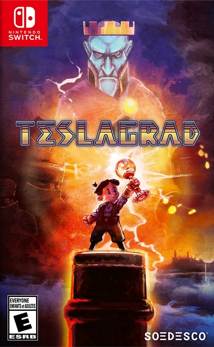 Teslagrad box art for Nintendo Switch
