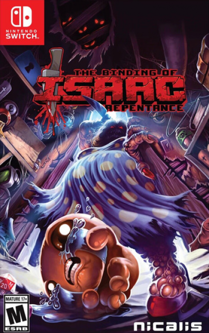 The Binding of Isaac: Repentance box art for Nintendo Switch