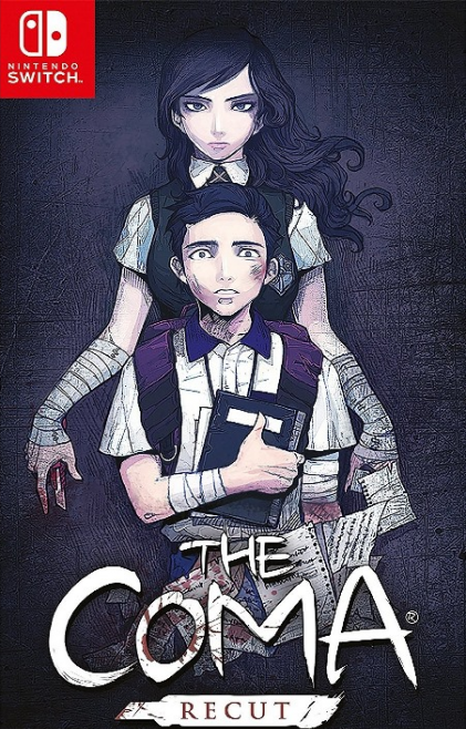 The Coma: Recut box art for Nintendo Switch