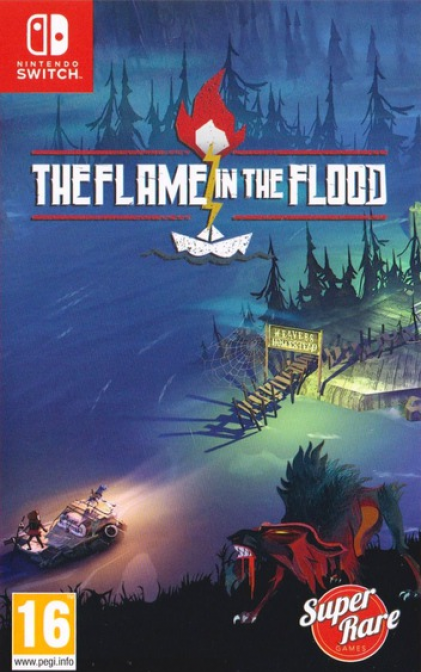 The Flame in the Flood box art for Nintendo Switch