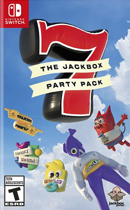 The Jackbox Party Pack 7 box art for Nintendo Switch