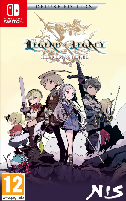 The Legend Of Legacy HD Remastered [Deluxe Edition] box art for Nintendo Switch