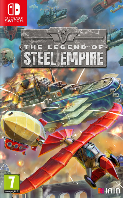 The Legend of Steel Empire box art for Nintendo Switch