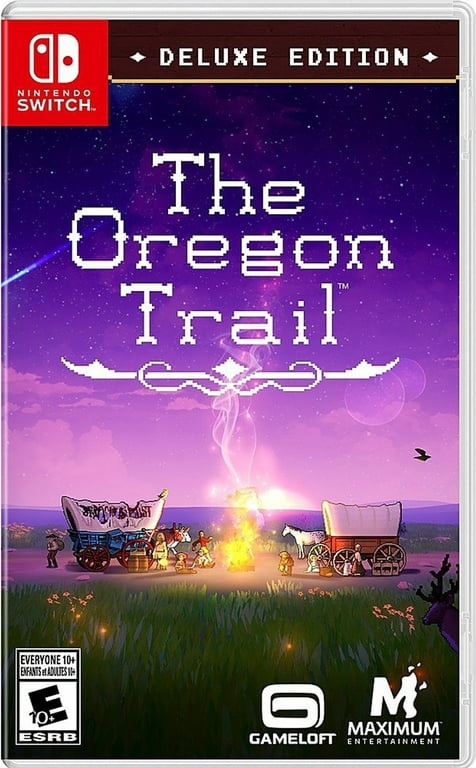 The Oregon Trail: Deluxe Edition box art for Nintendo Switch