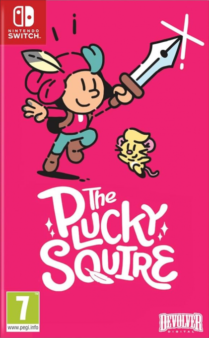 The Plucky Squire box art for Nintendo Switch