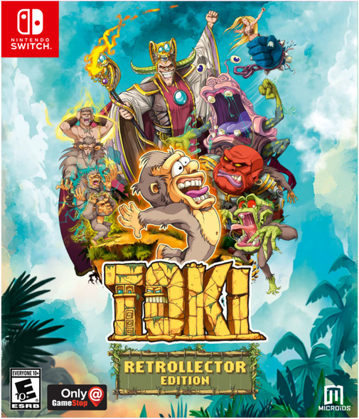 Toki Retrollector Edition box art for Nintendo Switch