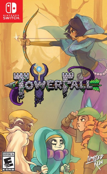 Towerfall box art for Nintendo Switch