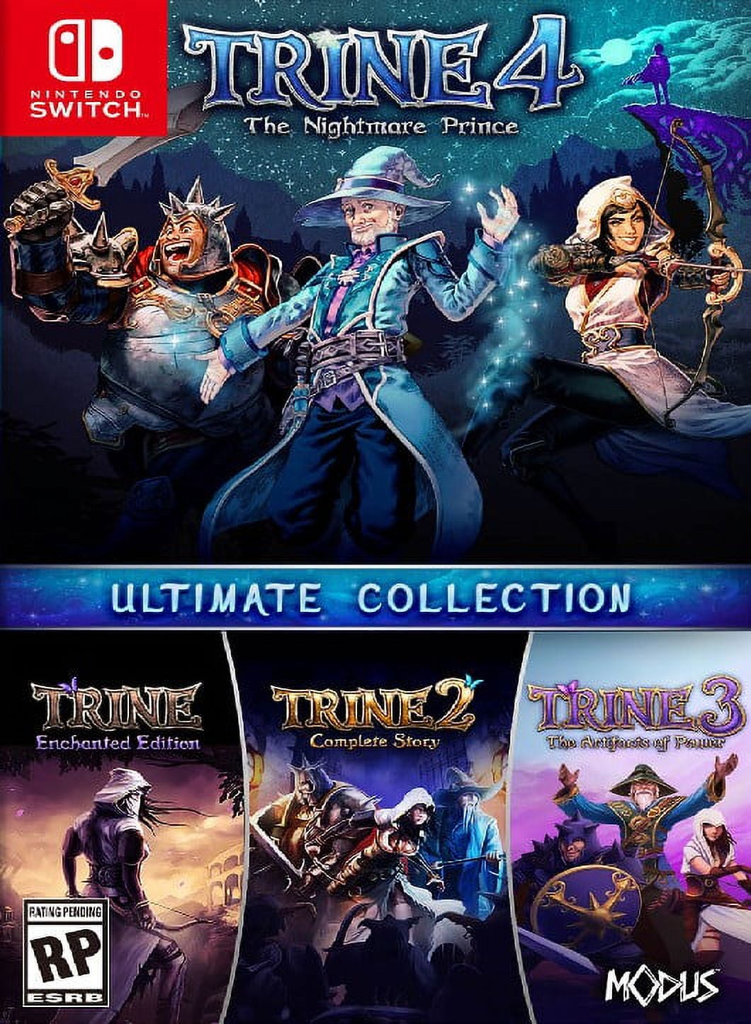 Trine: Ultimate Collection box art for Nintendo Switch