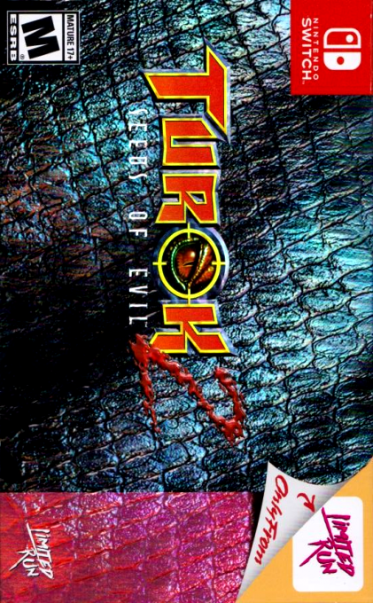 Turok 2 Seeds of Evil box art for Nintendo Switch
