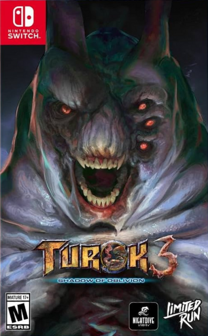 Turok 3 : Shadow Of Oblivion box art for Nintendo Switch