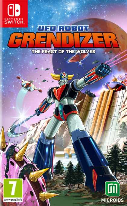 UFO Robot Grendizer: The Feast of the Wolves box art for Nintendo Switch