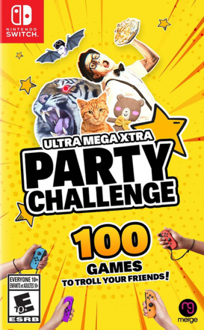 Ultra Mega Xtra Party Challenge box art for Nintendo Switch