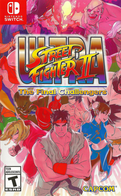 Ultra Street Fighter II: The Final Challengers box art for Nintendo Switch