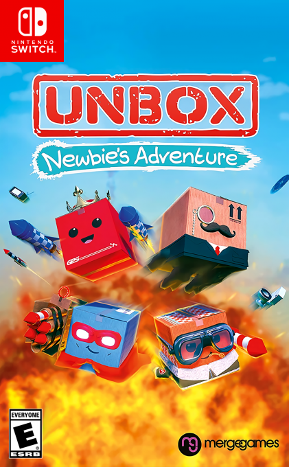 Unbox: Newbie's Adventure box art for Nintendo Switch