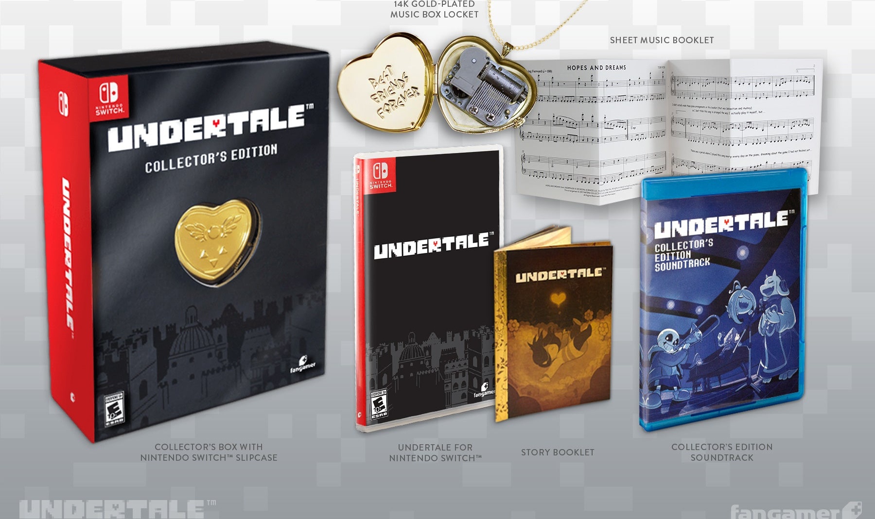 Undertale Collector's Edition box art for Nintendo Switch