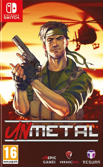 UnMetal box art for Nintendo Switch