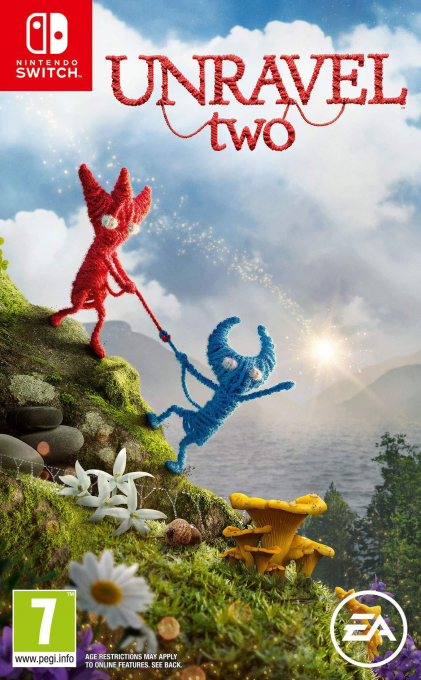 Unravel Two box art for Nintendo Switch