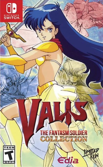 Valis: The Fantasm Soldier Collection [Collector's Edition] box art for Nintendo Switch