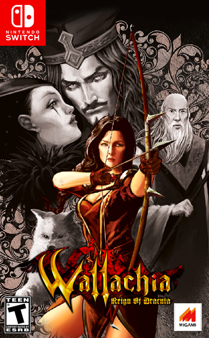 Wallachia: Reign of Dracula box art for Nintendo Switch