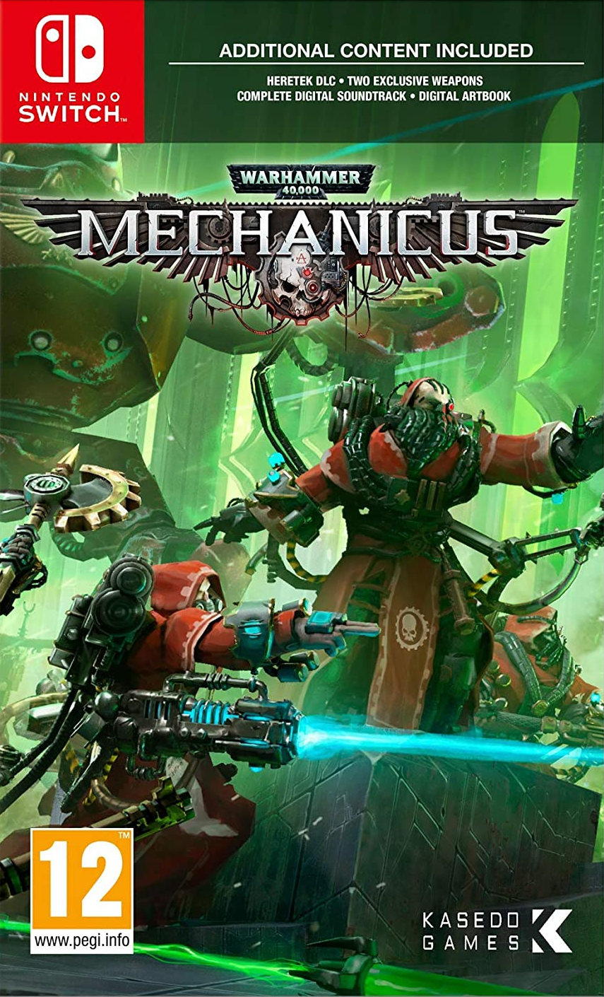 Warhammer 40000 Mechanicus box art for Nintendo Switch