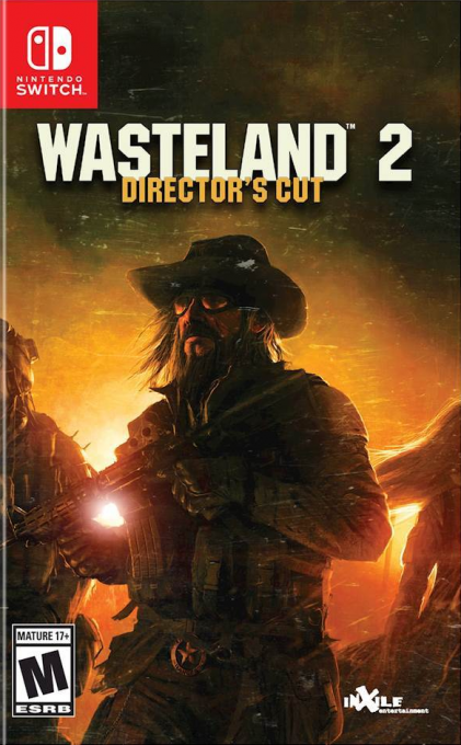 Wasteland 2: Directors Cut box art for Nintendo Switch