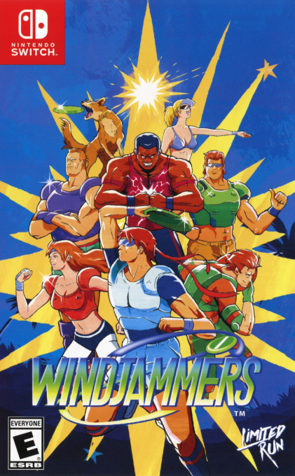Windjammers [Collector's Edition] box art for Nintendo Switch