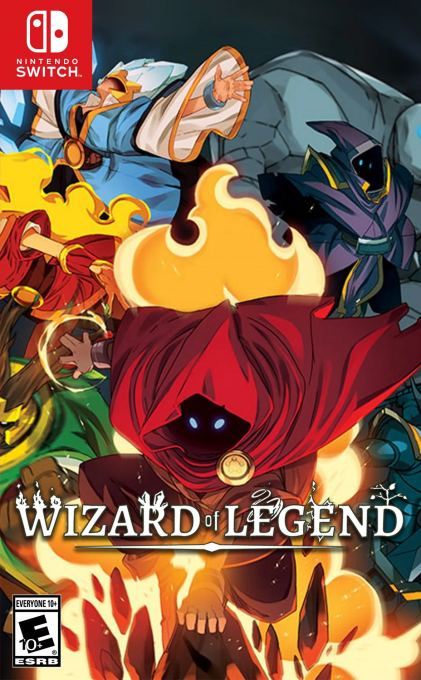 Wizard of Legend box art for Nintendo Switch