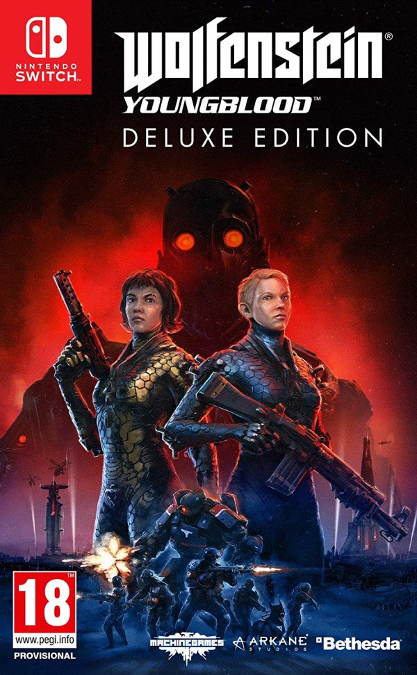 Wolfenstein Youngblood box art for Nintendo Switch