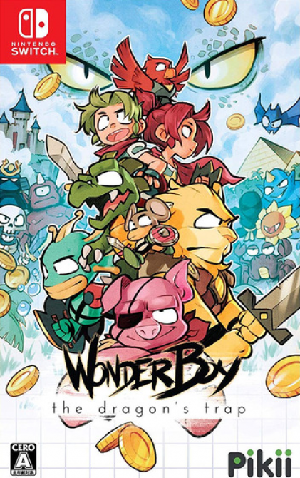 Wonder Boy The Dragon's Trap box art for Nintendo Switch