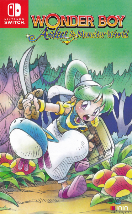 Wonder Boy: Asha in Monster World [Strictly Limited] box art for Nintendo Switch