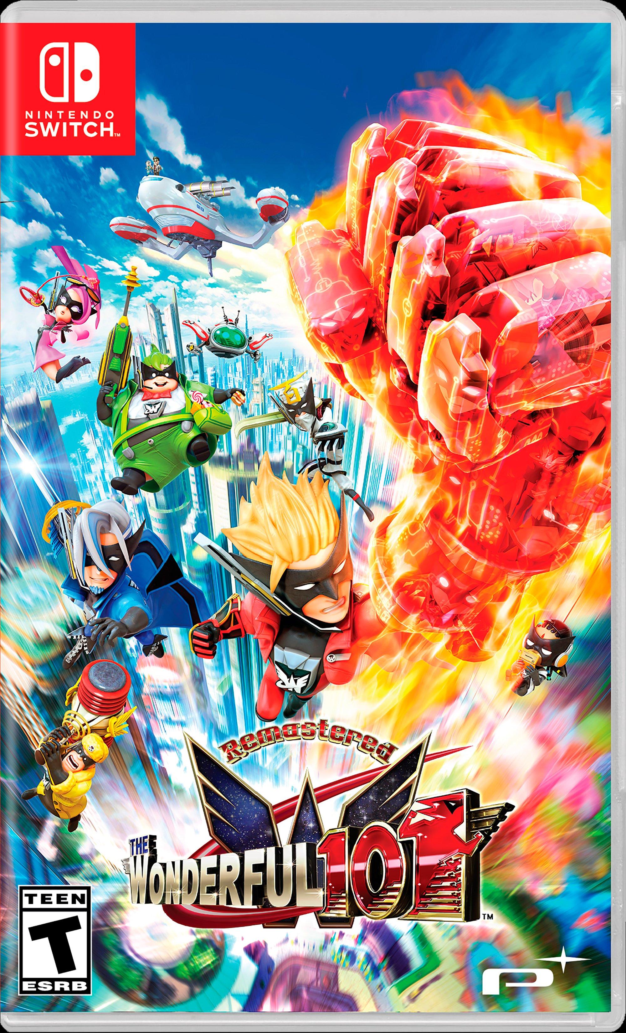 Wonderful 101: Remastered box art for Nintendo Switch