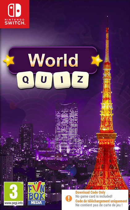 World Quiz box art for Nintendo Switch