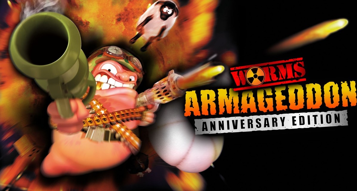 Worms Armageddon: Anniversary Edition box art for Nintendo Switch