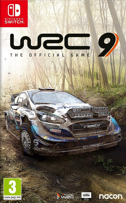 WRC 9 box art for Nintendo Switch