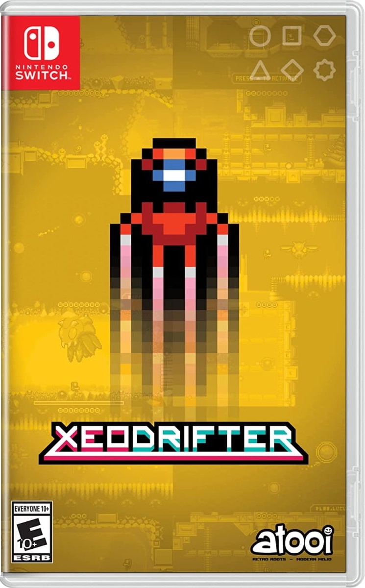Xeodrifter box art for Nintendo Switch