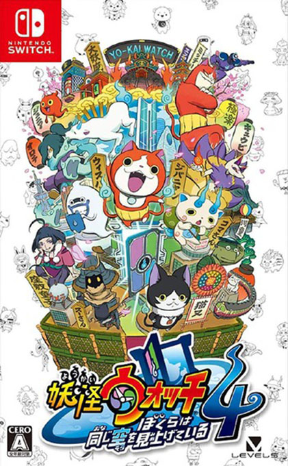 Yo-kai Watch 4++ box art for Nintendo Switch
