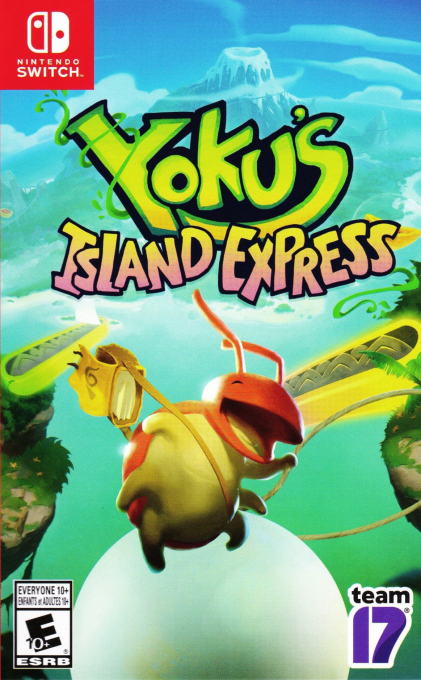 Yoku's Island Express box art for Nintendo Switch