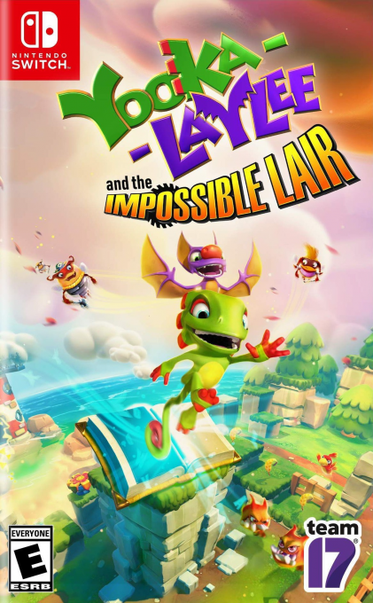 Yooka-Laylee and the Impossible Lair box art for Nintendo Switch