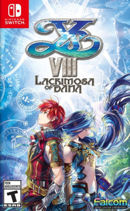 Ys VIII Lacrimosa of DANA [Limited Edition] box art for Nintendo Switch