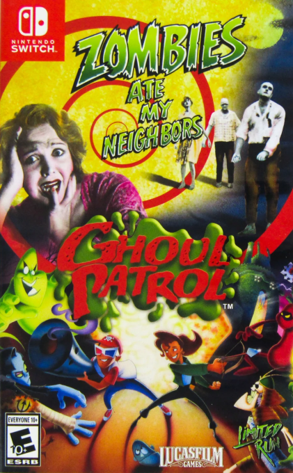 Zombies Ate My Neighbors & Ghoul Patrol [Collector's Edition] box art for Nintendo Switch
