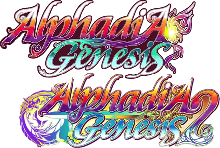 Alphadia Genesis 1 & 2 logo for Nintendo Switch