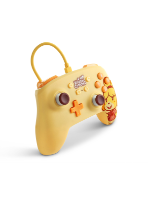 Animal Crossing: Isabelle Wired Controller logo for Nintendo Switch