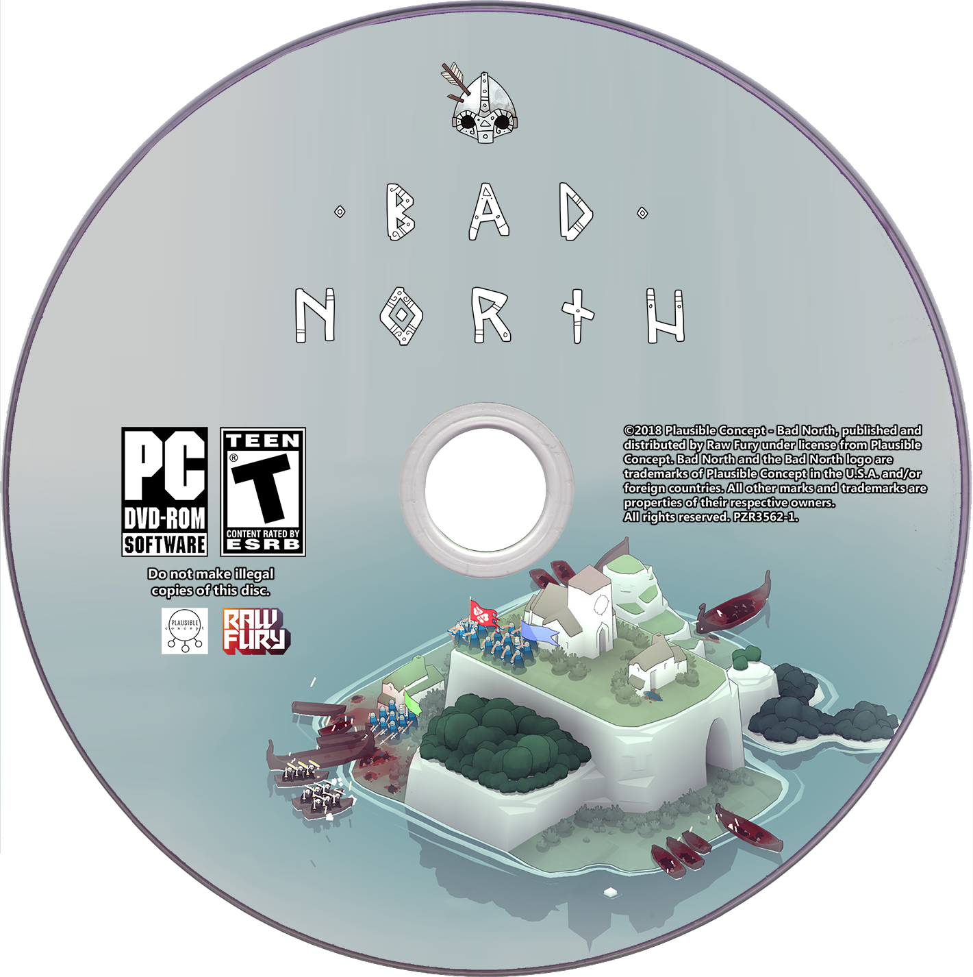 Bad North logo for Nintendo Switch