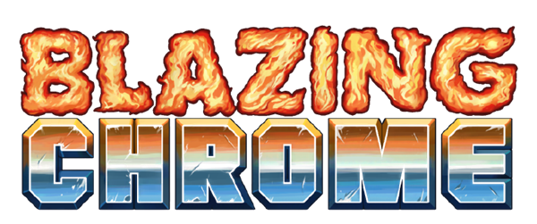 Blazing Chrome logo for Nintendo Switch