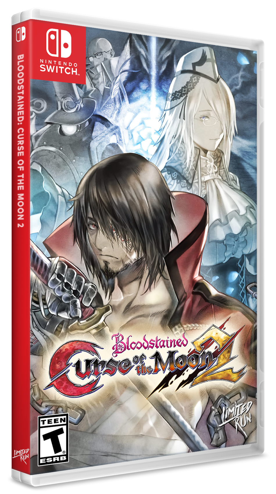 Bloodstained: Curse of the Moon 2 logo for Nintendo Switch