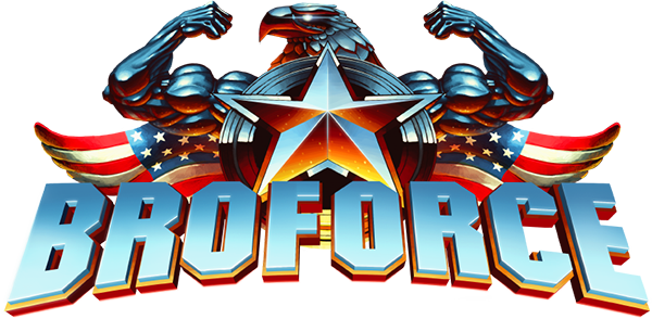 Broforce logo for Nintendo Switch