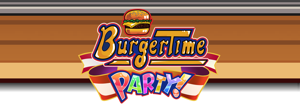 BurgerTime Party logo for Nintendo Switch